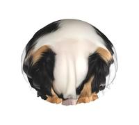 Basset Hound Bonnet de douche double couche imperméable pour homme et femme - Protection des cheveux pour le bain, masques faciaux, spa