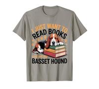 Basset Hound Livre de Lecture Chien T-Shirt