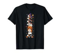 Basset Hound Sorcière Vampire Fantôme Halloween Enfants Hommes Femmes T-Shirt
