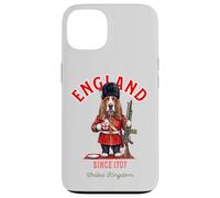 Basset Hound T-Shirt pour Chien Motif Drapeau Anglais Coque pour iPhone 13