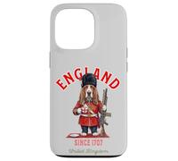 Basset Hound T-Shirt pour Chien Motif Drapeau Anglais Coque pour iPhone 13 Pro