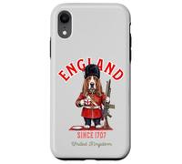 Basset Hound T-Shirt pour Chien Motif Drapeau Anglais Coque pour iPhone XR