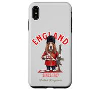 Basset Hound T-Shirt pour Chien Motif Drapeau Anglais Coque pour iPhone XS Max