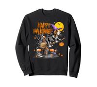 Basset Hound, Une sorcière drôle et effrayante pour Les Amoureux des Chiens, Halloween Sweatshirt