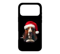 Basset Hound with Santa Hat Christmas Xmas Owner Dog Owner Lover Coque pour iPhone 17 Pro Max