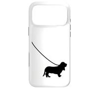 Bassett Hound on a Leash - Chien Maman Papa Mignon Drôle Coque pour iPhone 17 Pro Max
