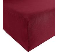Bassetti 9222265 Drap Housse 550 Bordeaux Coton/Elasthanne 180 x 200 cm/200 x 220 cm