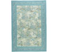 Bassetti ACQUAFORTE 9333421 Plaid 100% Coton Vert V1 Dimensions 135 x 190 cm