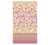 Bassetti AGRIGENTO Foulard 100% Coton de Couleur Rose P1, Dimensions : 180 x 270 cm -9322024