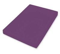 Bassetti Boxspring 9302286 L2/542 Drap Housse Uni Berry Coton et Elasthanne 180 x 200 cm / 200 x 220 cm