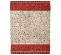 Bassetti Couvre-lit en Coton Rouge 220 x 255 cm