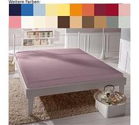 Bassetti Drap-Housse, Élasthanne Coton, Lavande Classique, 180x200 200x220