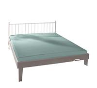 Bassetti Drap-Housse uni 565 Salvia Coton/élasthanne, Dimensions : 90 x 190 cm, 100 x 220 cm, 9314072