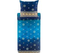 Bassetti Garniture de lit en satin de coton PALLAVICINO Couleur BLAU B1 Taille 135x200+80x80