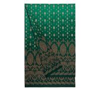 Bassetti Gold Decor 9333355 Foulard 100% Coton de Couleur Vert émeraude V1, Dimensions : 270 x 270 cm
