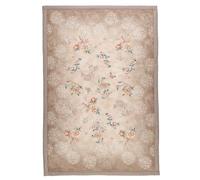 Bassetti Granfoulard Drap d'ameublement pour canapé en coton, couvre-tout, différentes utilisations (couvre-lit, pique-nique, rideau, couvre-table) (270 x 270 cm, ESPERIDI BEIGE)