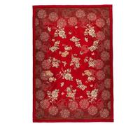 Bassetti Granfoulard Drap d'ameublement pour canapé en coton, couvre-tout, diverses utilisations (couvre-lit, pique-nique, rideau, couvre-table) (180 x 270 cm, Exeridi Red
