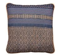 Bassetti Granfoulard Roccaraso B1 9324049 Housse de Coussin 100% Coton Bleu avec Fermeture éclair Dimensions 40 cm x 40 cm