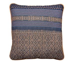 Bassetti Granfoulard Roccaraso B1 9324049 Housse de Coussin 100% Coton Bleu avec Fermeture éclair Dimensions 40 cm x 40 cm