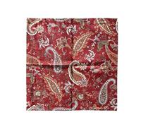 Bassetti Granfoulard Taie d'oreiller 100 % satin de coton Housse de coussin avec fermeture éclair 40 x 40 cm Art. Monnalisa Rouge