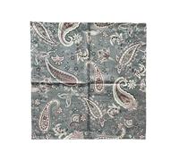 Bassetti Granfoulard Taie d'oreiller 100 % satin de coton Housse de coussin avec fermeture éclair 40 x 40 cm Art. Monnalisa Gris