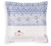 Bassetti Hanami 9330021 Housse de Coussin 100% Satin de Coton de Couleur Gris Perle G1 40 x 40 cm