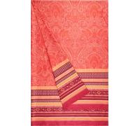 Bassetti Maser 9328433 Foulard 100% Coton - Couleur : Rouge géranium R1 - Dimensions : 350 x 270 cm