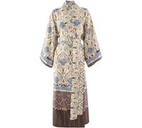 Bassetti Nairobi 9332206 Kimono 100% satin de coton dans la couleur café M1, taille : L-XL