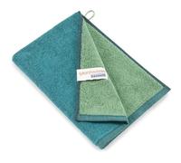 Bassetti New Shades 9327884 Serviette d'invité 100% Coton Vert V1 40 x 60 cm