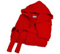 Bassetti Nouveau Peignoir de Bain - Peignoir d'Intérieur en Tissu 100% Pur Coton Éponge Couleur Unie Long avec Capuche et Poches Hautement Absorbant Unisex différentes Couleurs et Tailles S-5XL