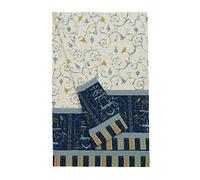 Bassetti Oplontis 9267897 Foulard 100% Coton de Couleur Bleu v.9 Dimensions : 270 x 270 cm