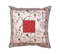 Bassetti Oplontis Housse de Coussin en Coton Rouge 40 x 40 cm