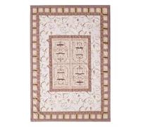 Bassetti OPLONTIS Plaid en Coton Beige 4 m Dimensions 135 x 190 cm