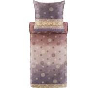 Bassetti PALLAVICINO 9329917 Parure de lit avec 1 taie d'oreiller 100% Satin de Coton Gris G1 155 x 220 cm + 1 taie d'oreiller 80 x 80 cm