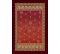 Bassetti PALLAVICINO 9330140 Plaid 100% Coton de Couleur Rosso R1, Dimensions : 240 x 250 cm