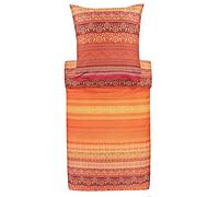 Bassetti Parure de lit 2 pièces 9314240 BW Piazza Dei Miracoli R1 Rosso 100% Coton avec Fermeture Éclair 135 x 200 cm, 80 x 80 cm