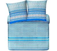 Bassetti Parure de lit, Coton, Turquoise, 200x200