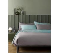 Bassetti Parure de lit Double Pop Color Double, 100% Coton, fumée, 250 x 200