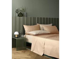 Bassetti Parure de lit Double, Pop Color Double, Drap de lit, 100% Coton, Corde, 240 x 280