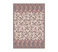 Bassetti Plaid Genova 41 9324121 en Satin de Coton mako Beige 240 x 250 cm