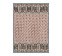 Bassetti Plaid Piazza Dei Normanni P1 en Coton Rose 180 x 250 cm 931444