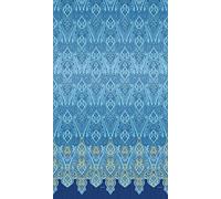 Bassetti RagUSA 9321974 Couvre-lit 100% Coton - Bleu B1 - Dimensions : 220 x 255 cm