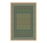 Bassetti Roccaraso 9324086 Roccaraso V1 Plaid en Satin de Coton mako Vert 135 x 190 cm