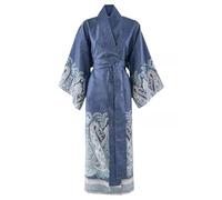 Bassetti SABBIONETA 9331465 Kimono 100% satin de coton Bleu B3 Taille S à M
