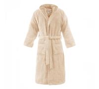 Bassetti Time Peignoir éponge à capuche homme femme 360 g/m², beige, M