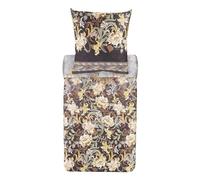 Bassetti Verona 9325835 Parure de lit + 1 taie d'oreiller 100% Satin de Coton Gris G1 Dimensions : 135 x 200 + 1 K 80 x 80 cm