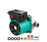 BASSFLY Circulateur De Recirculation De Surpresseur De Pression d'eau De Pompe De Circulation d'eau Chaude for La Tête d'acier Inoxydable/Fonte De Chauffe-Eau(46 to 93W - Green)