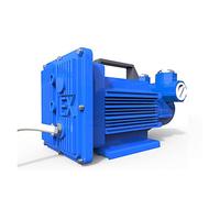 BASSFLY Pompe à Essence 12V 24V avec système Anti-déflagrant Micro Pompe à Huile électrique, Pompe Diesel 600 W 60l/Min Pompe méthanol éthanol(24V Blue)