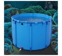 Bassin à carpes koï en PVC robuste de 2 x 1 m avec cadre renforcé - Jardin aquatique hors sol idéal pour l'élevage de poissons et l'aménagement d'un habitat extérieur. Durable et facile à in