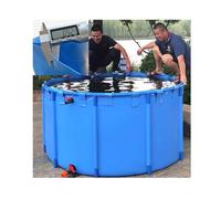 Bassin à carpes koï Pliable et Portable - Réservoir temporaire d'intérieur Facile à Installer pour l'irrigation - Conception résistante et Durable